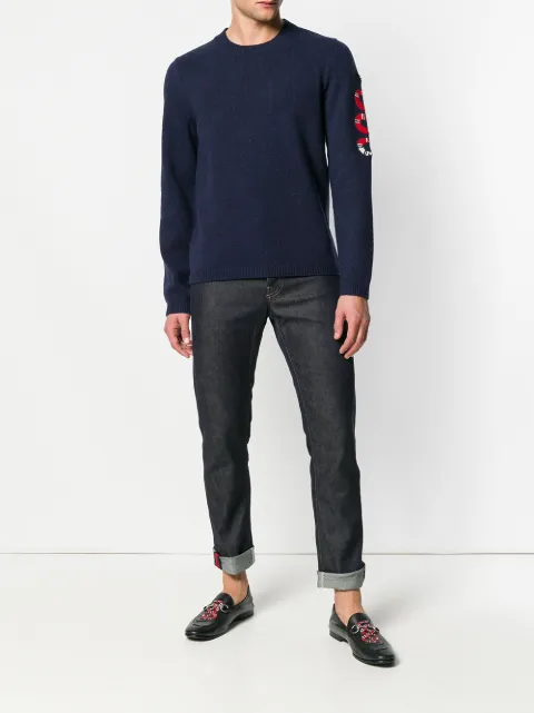 gucci snake jumper