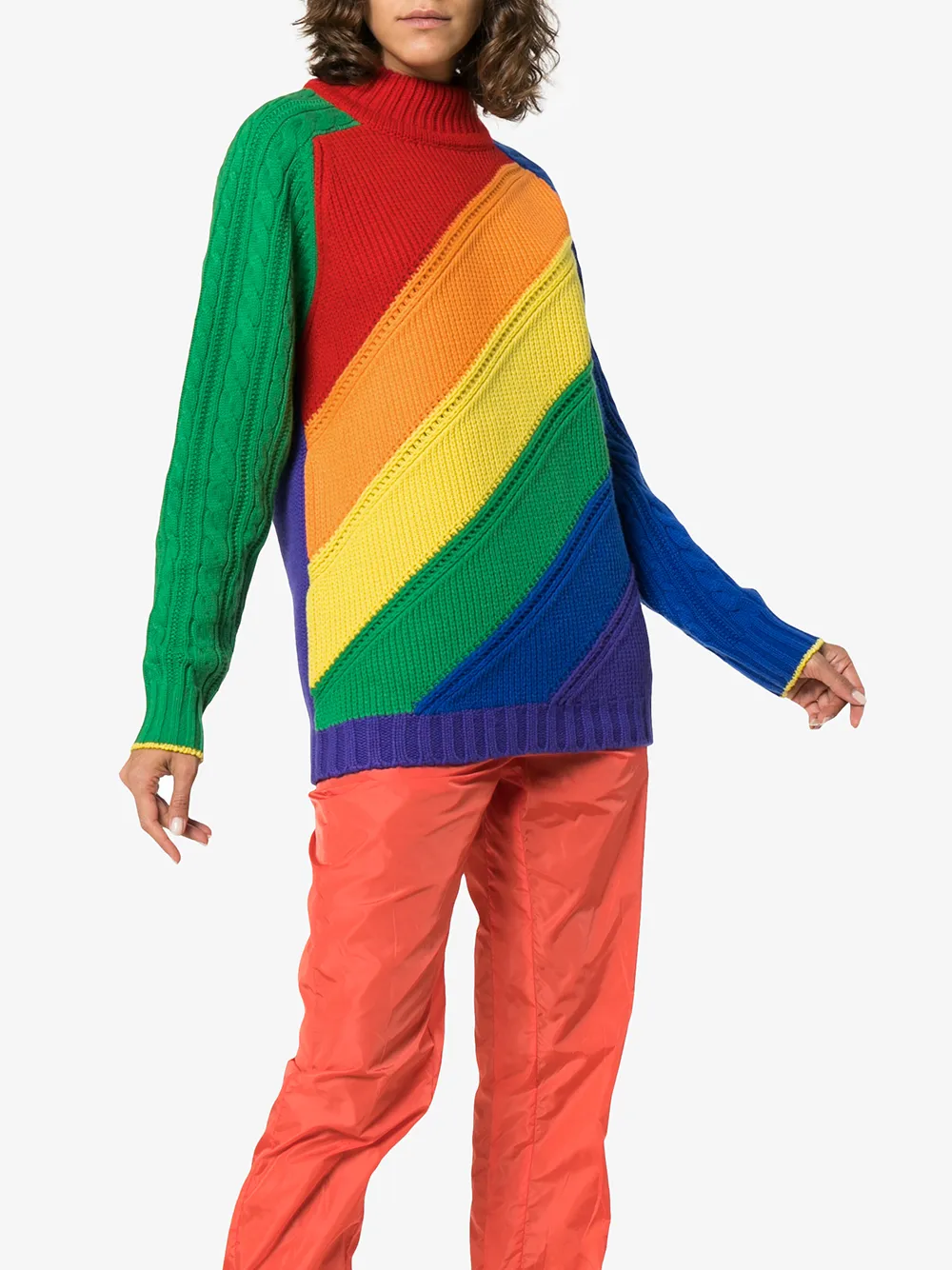 burberry rainbow jumper