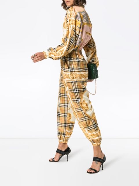 burberry silk jumpsuit