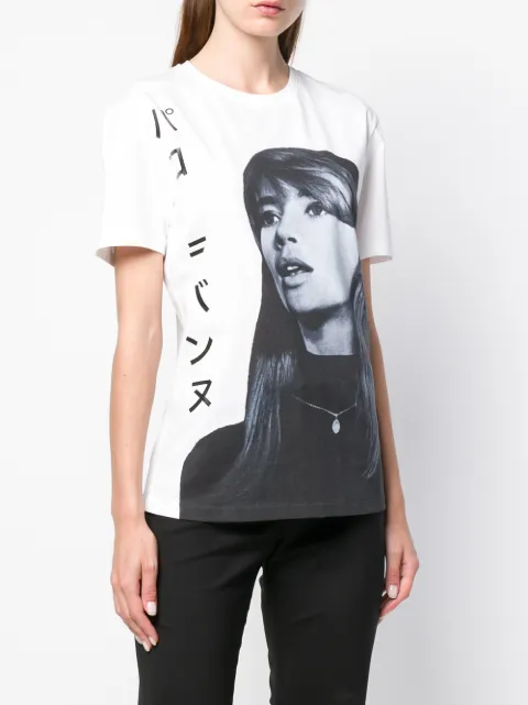 PACO RABANNE PACO RABANNE GIRL PRINT T-SHIRT - WHITE