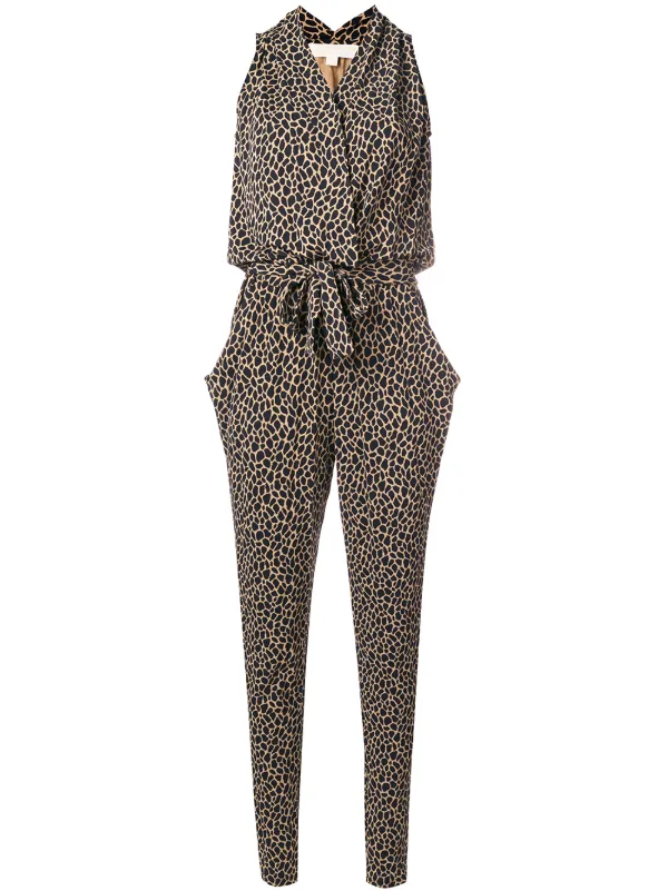 michael kors animal print jumpsuit