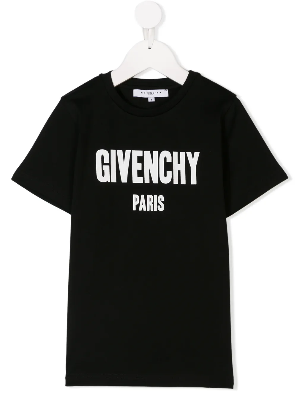 Givenchy Kids' Logo Print T-shirt In Black