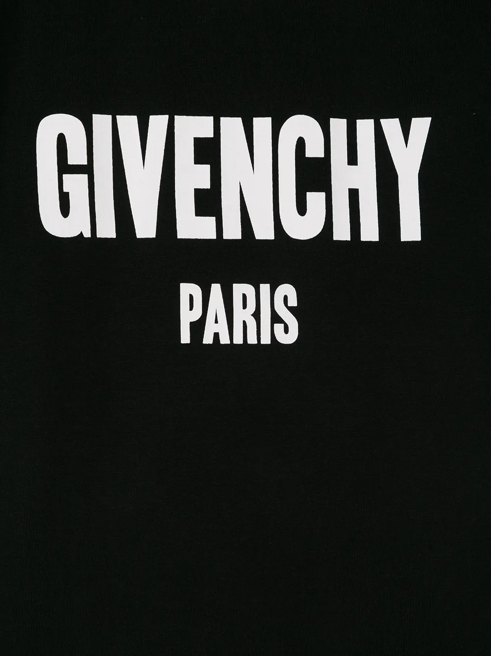 Givenchy Logo Print T-shirt In Black