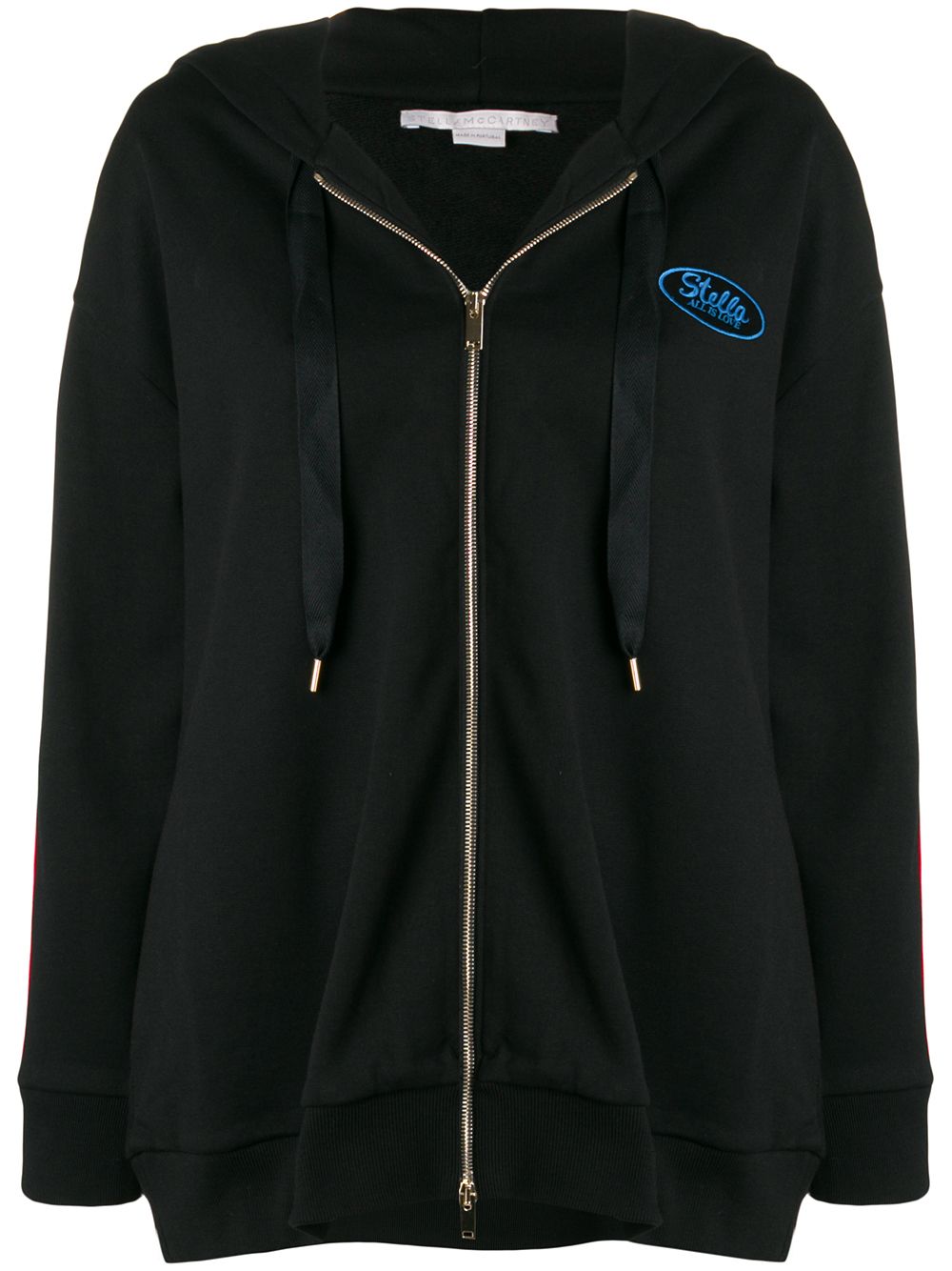 фото Stella McCartney logo stripe hoodie