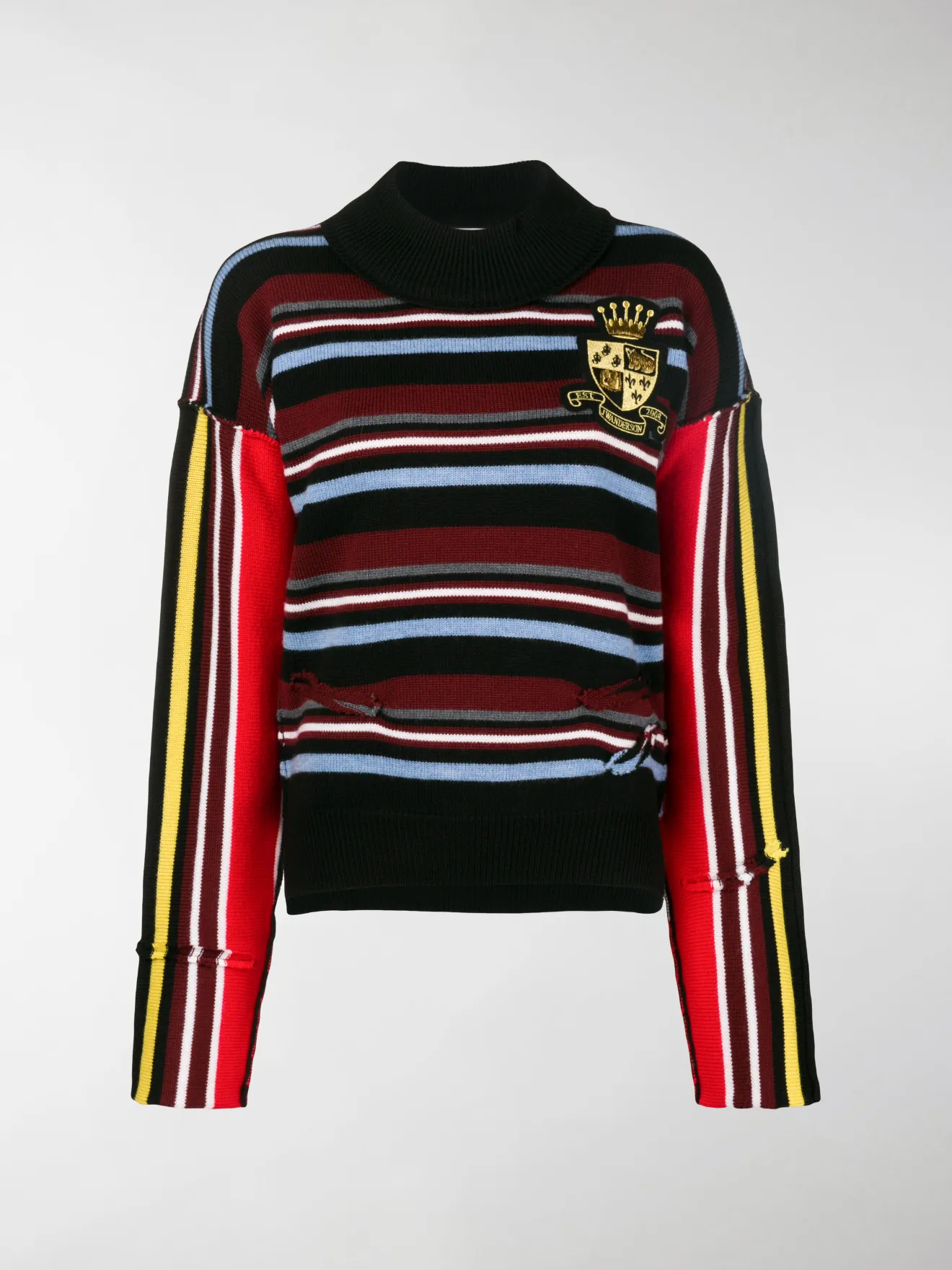 JW Anderson deconstructed stripe jumper 