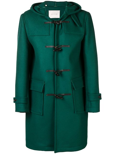 green coat