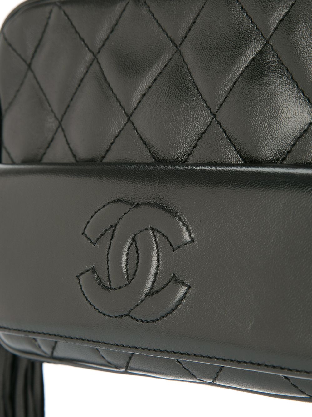 фото Chanel pre-owned стеганая сумка на плечо