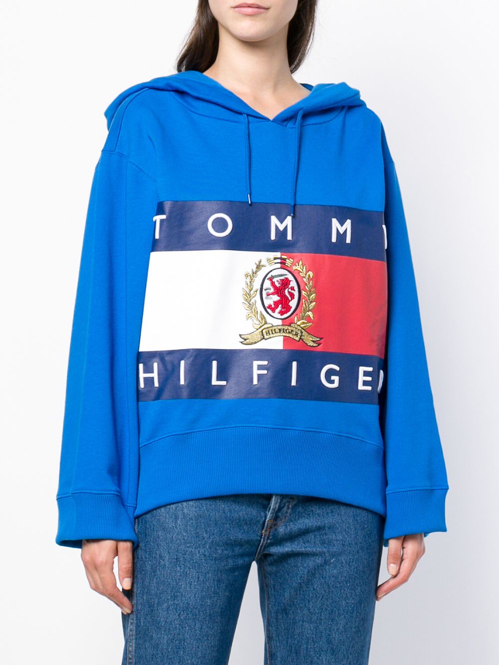 фото Hilfiger Collection printed oversized hoodie