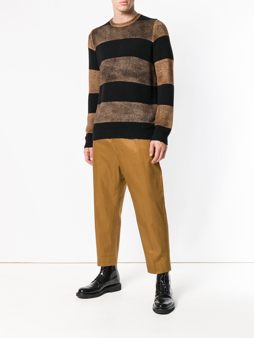 фото Avant toi overdyed striped sweater