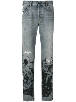 diesel black gold jeans price