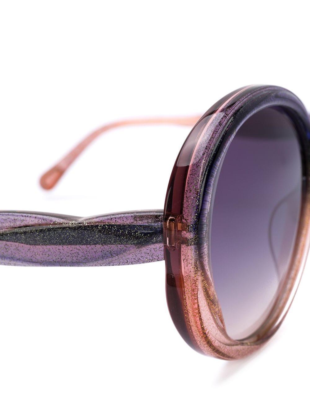 фото Chloé kids gradient glitter sunglasses