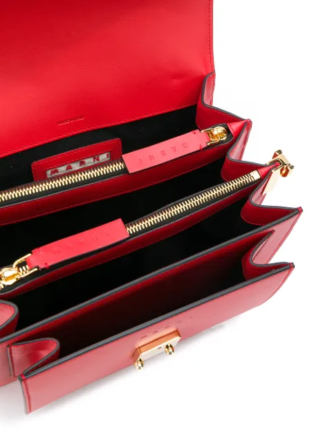 Marni Medium Trunk Bag - Red