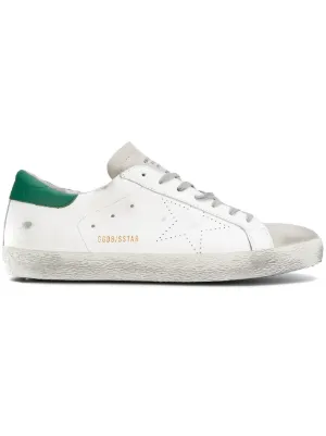 'Superstar' Sneakers Blau weiße 'Super Star' Sneakers aus Leder und Wildleder von