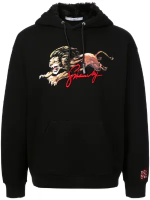givenchy lion print sweatshirt