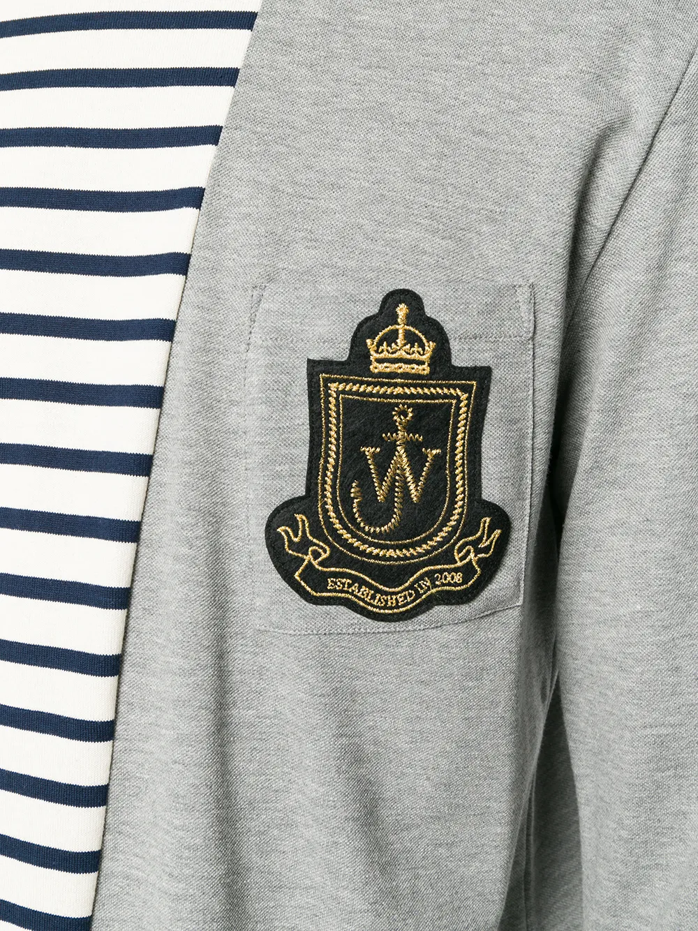 JW Anderson gekleurd overhemd met lange mouwen Grijs