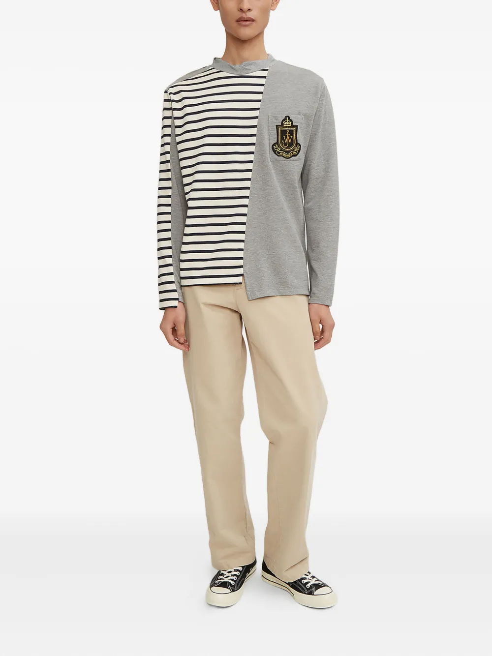 JW Anderson gekleurd overhemd met lange mouwen - Grijs