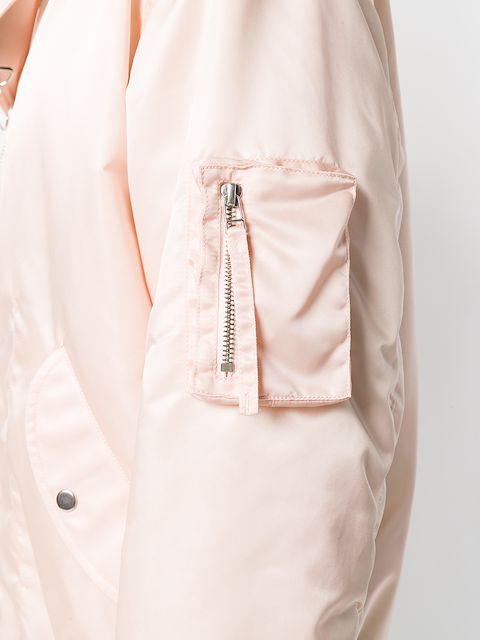 Shop Pink Helmut Lang Bomber Jacket With Express Delivery - Farfetch