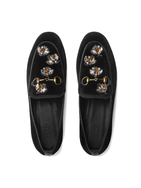gucci jordaan bee loafer