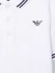 Emporio Armani Kids قميص بولو تباين