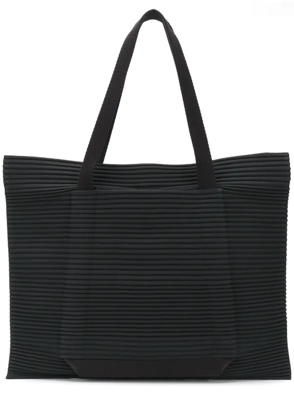 Miyake Farfetch Issey Nervuré Cabas Design À Homme Sac Plissé VGSpqUMz