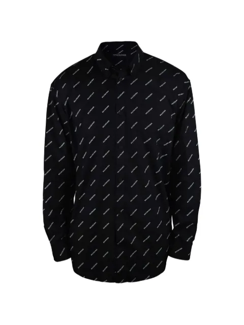 Balenciaga all-over logo shirt