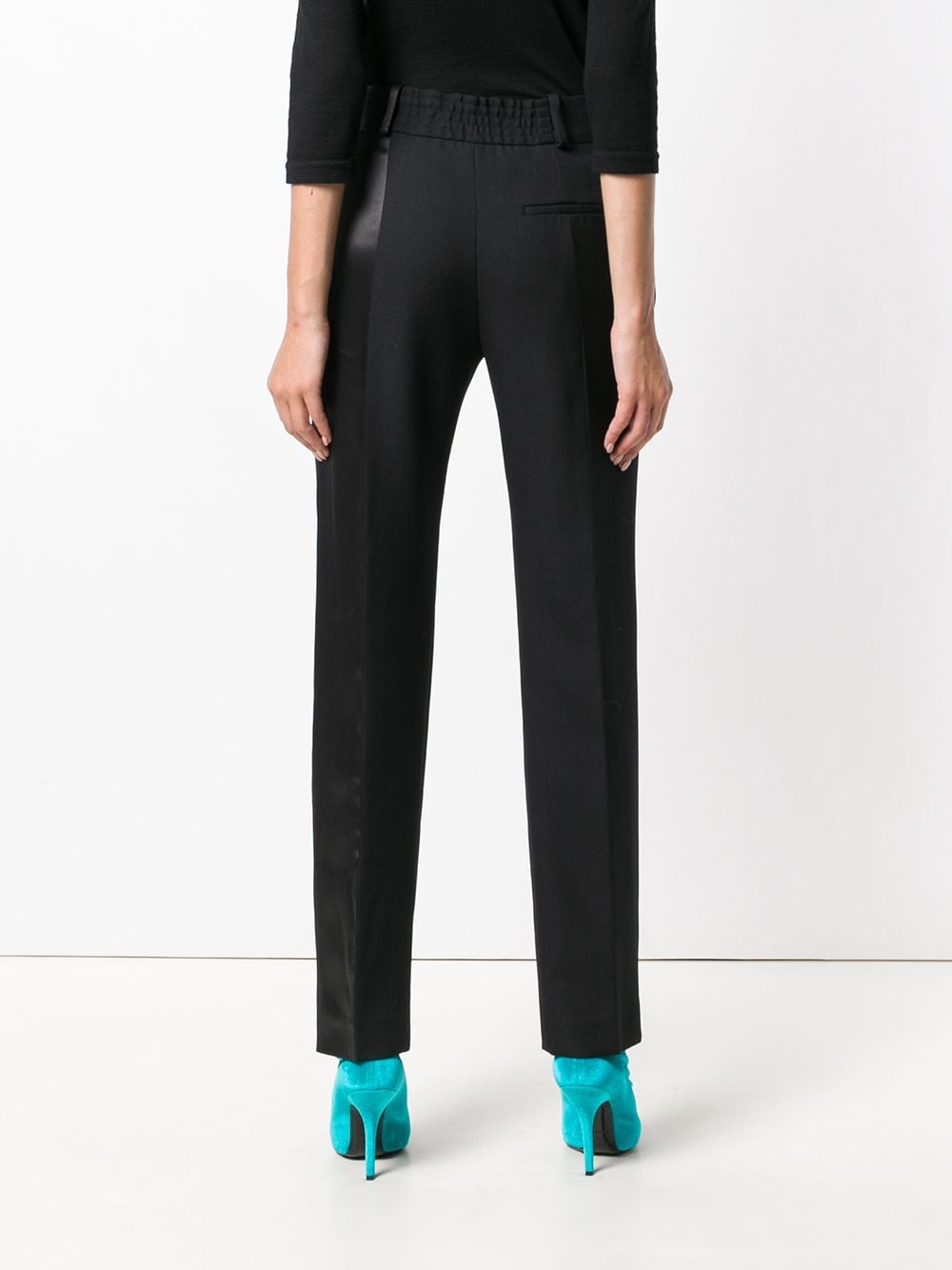 Shop Haider Ackermann High Waist Tailored Trousers In Black