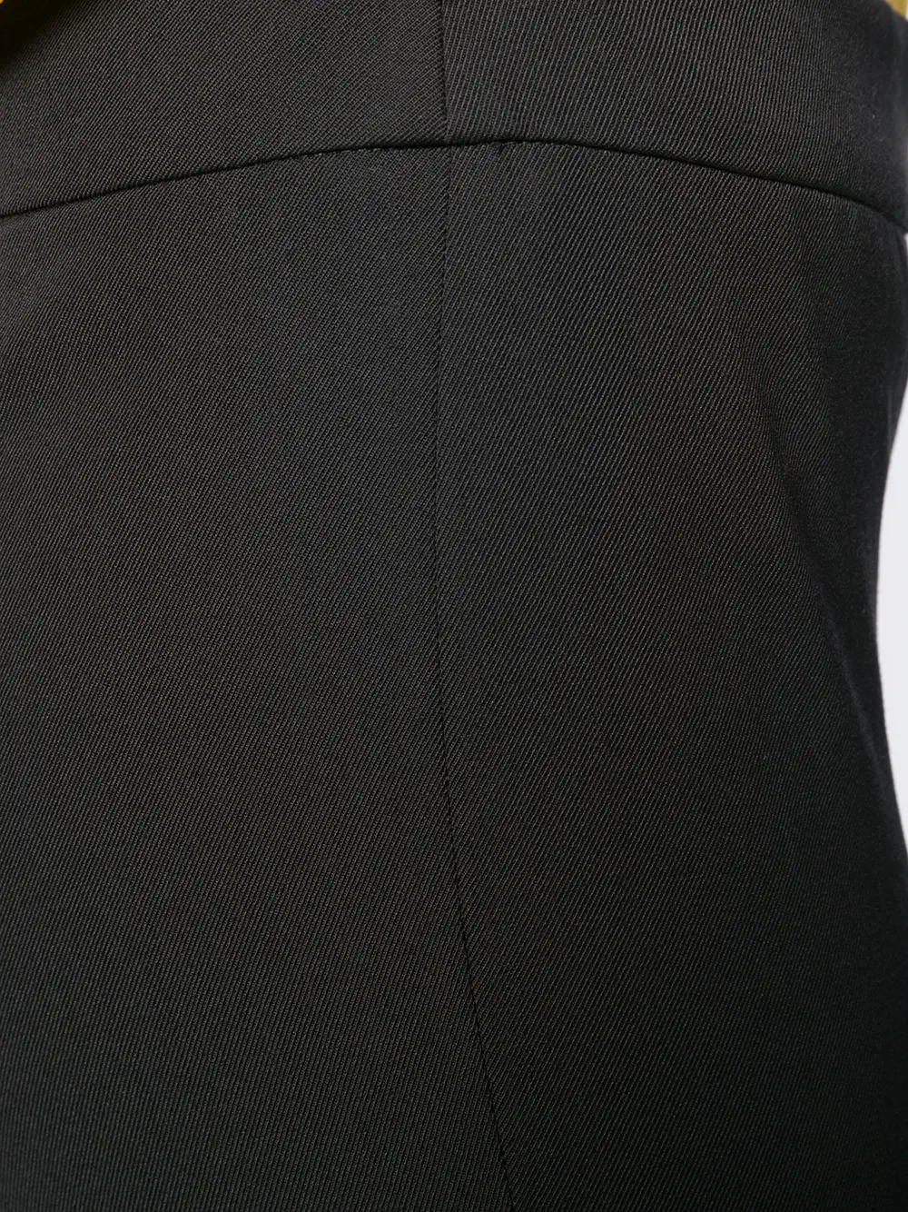 Moschino high waist cropped broek Zwart