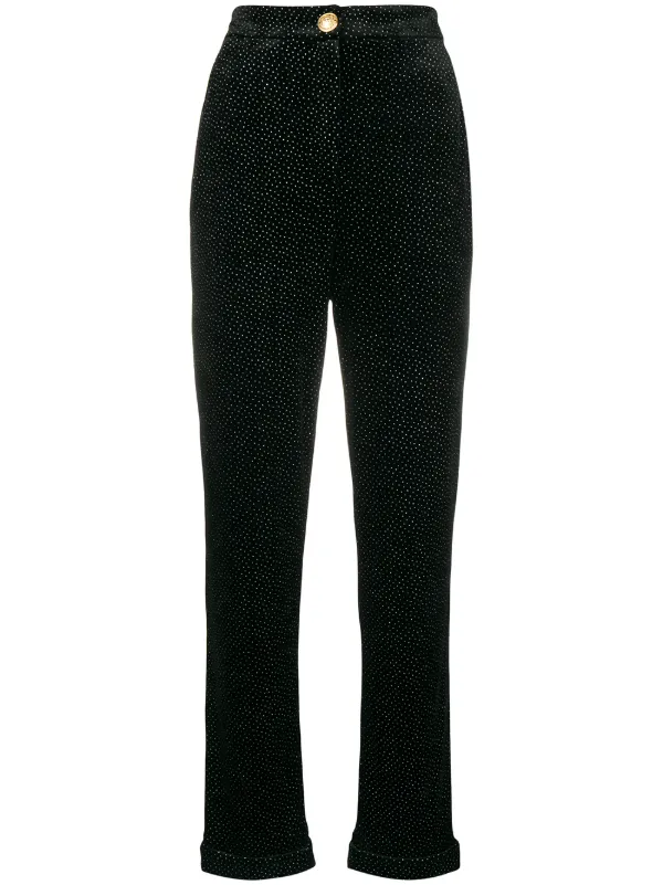 balmain black pants