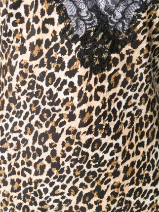 leopard print slip dress展示图