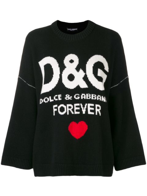 Dolce & Gabbana Cashmere D&G Forever Jumper - Farfetch