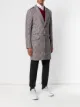 Dolce & Gabbana houndstooth single breasted coat