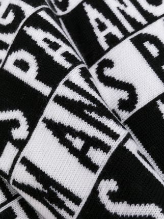 logo knit scarf展示图