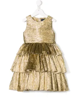 sleeveless tiered dress