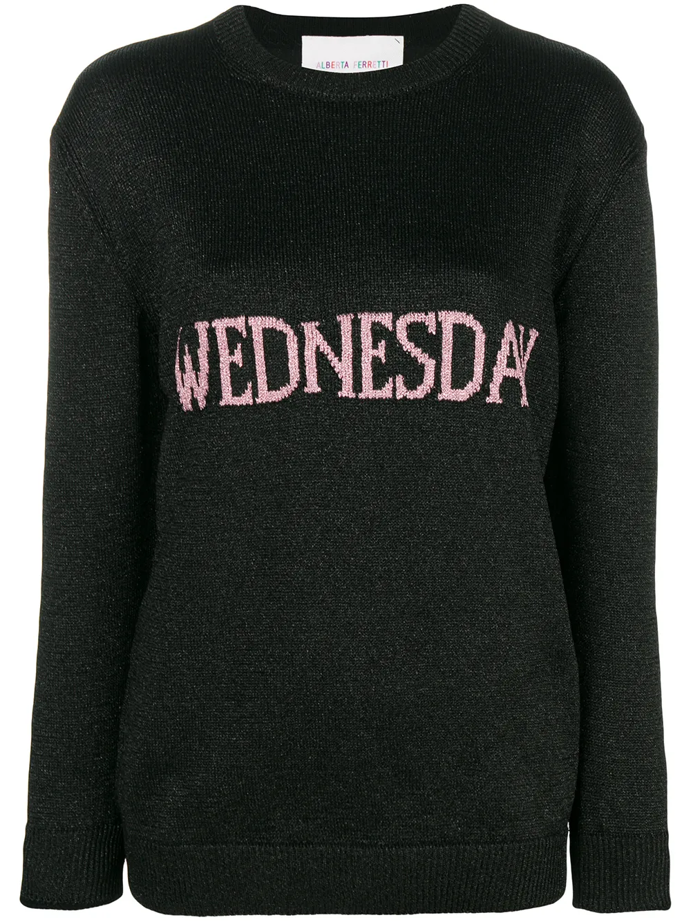 Alberta Ferretti 'Wednesday' Strickpullover - Schwarz
