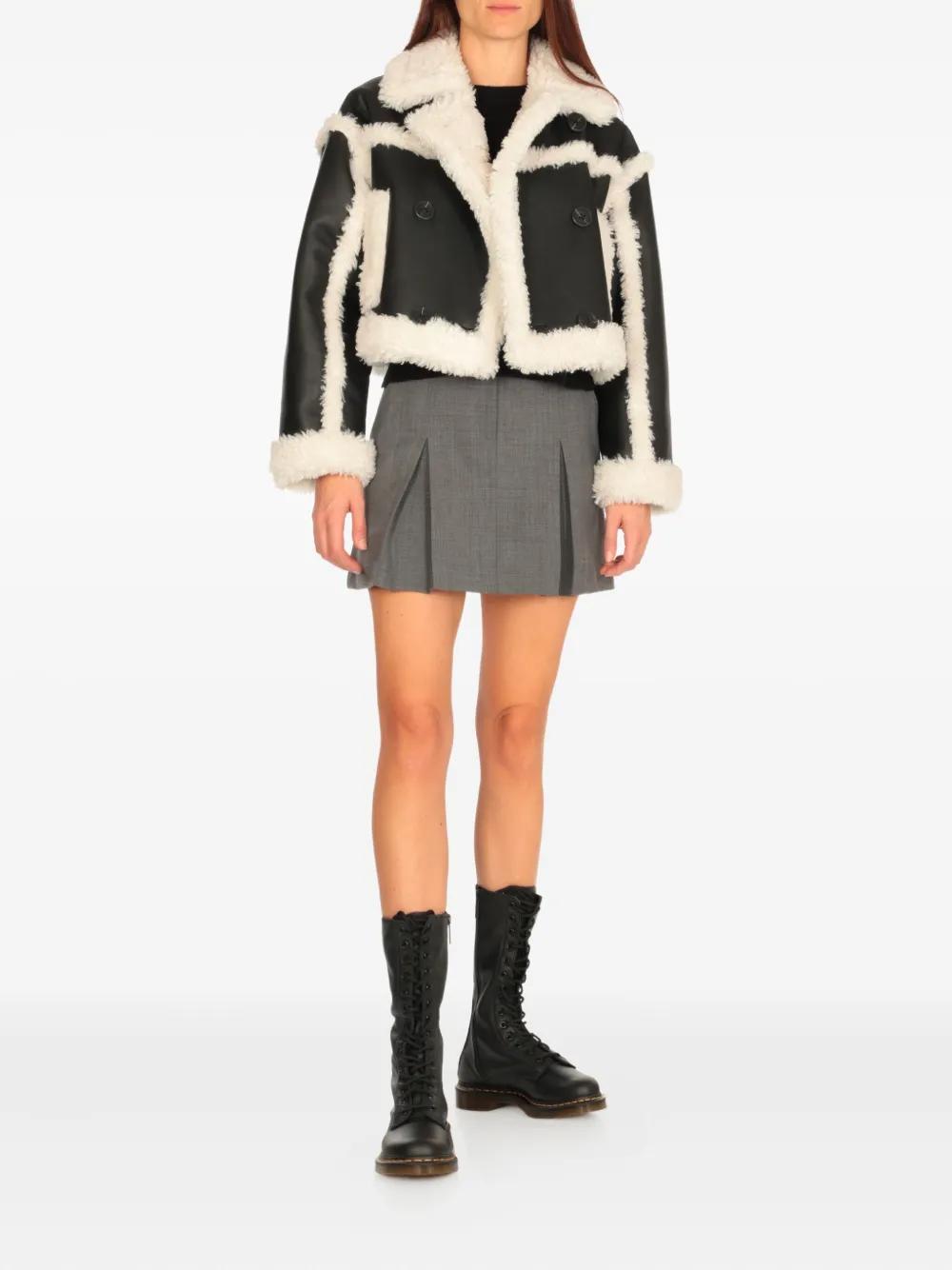 Dr. Martens 14-Eye zip-laarzen Zwart