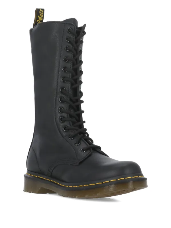 Martens '14-Eye' Stiefeletten Schwarz FARFETCH DE