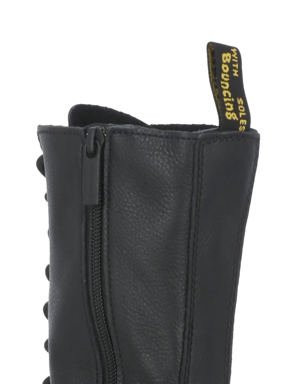 Dr. Martens 14-Eye zip-laarzen Zwart