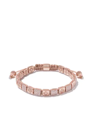 Shamballa Jewels 18kt Rose Gold And Diamond Flip Lock Bracelet Shamballa Jewels 18kt Rose Gold And Diamond Flip Lock Bracelet