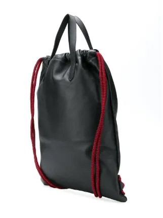 Alexander Mcqueen Logo Drawstring Backpack Farfetch Alexander Mcqueen Logo Drawstring Backpack