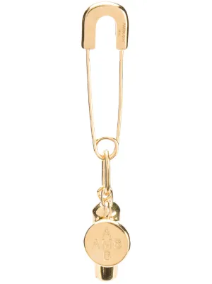 Designer Earrings For Men Farfetch Ambush Pill Charm Earring