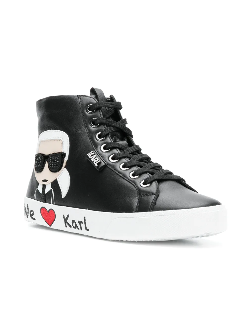 фото Karl lagerfeld высокие кеды karl