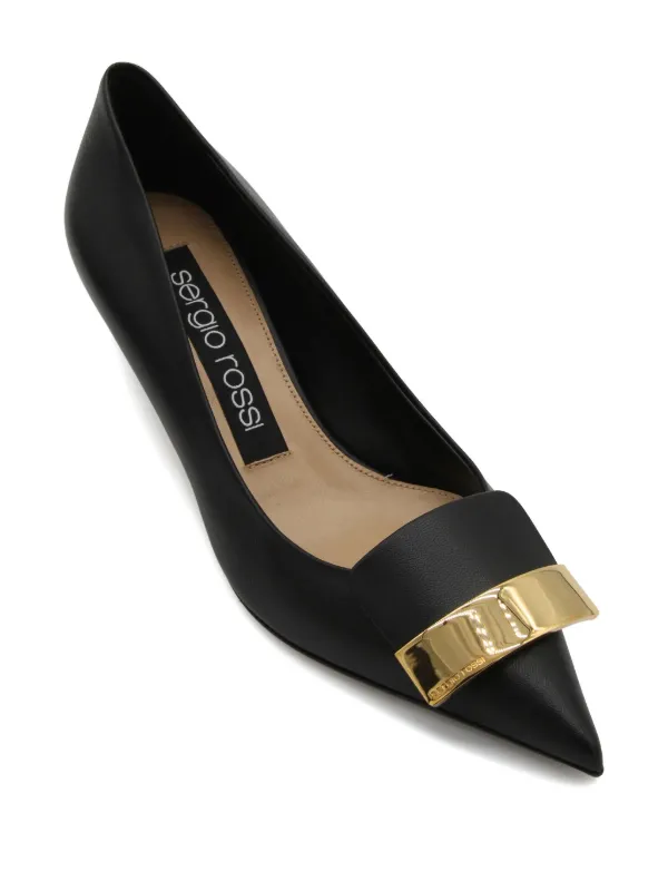 靴 sergio rossi sr1 Sergio Rossi SR1 45mm Pointed Pumps | Black | FARFETCH ID