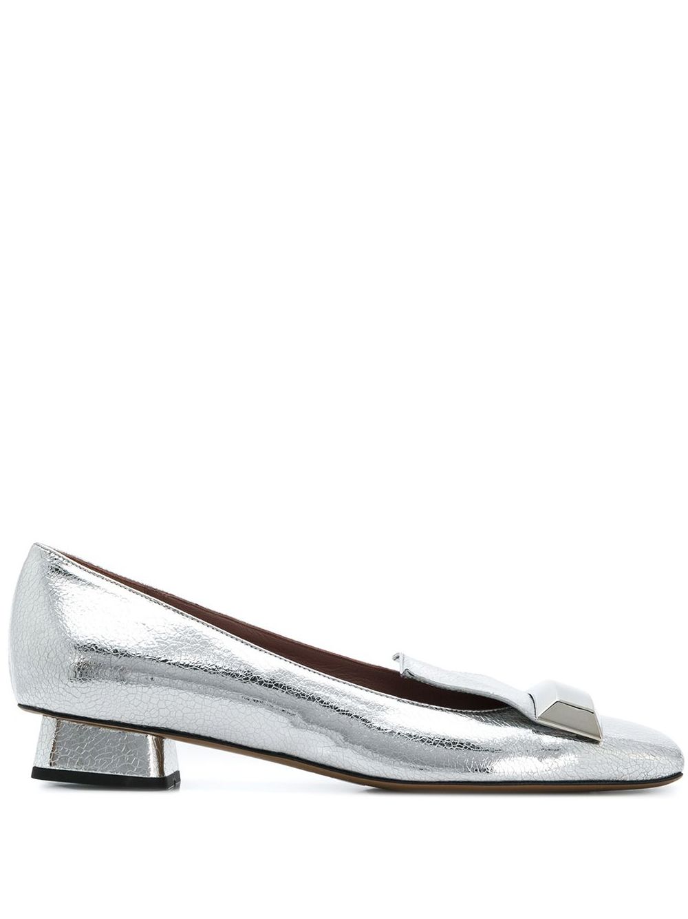 фото Rayne metallic geometric ballerinas