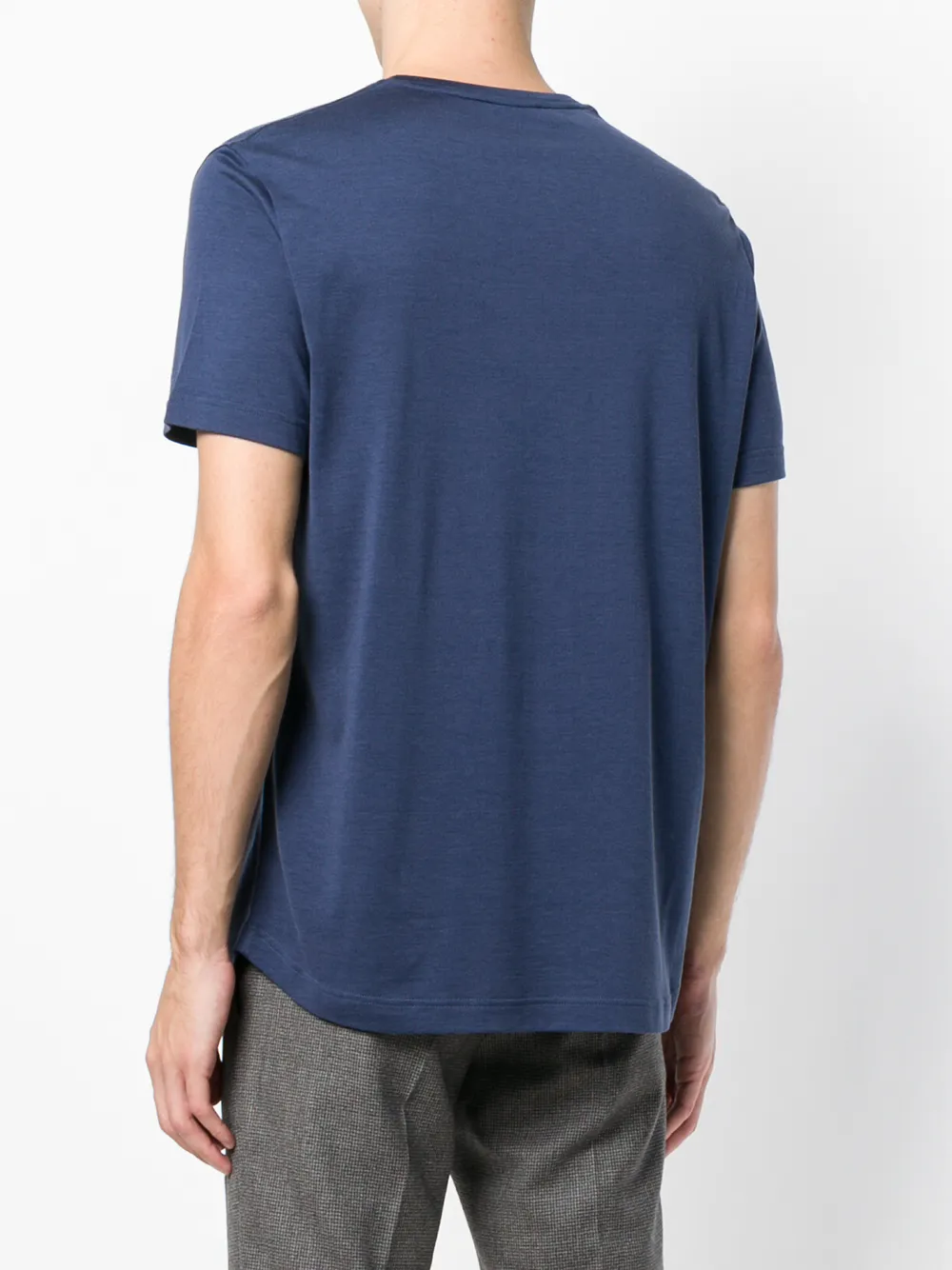 Loro Piana T-shirt met ronde halsopening Blauw