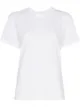 Image 1 of Moncler lace-up logo embossed cotton t-shirt