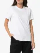 Moncler lace-up logo embossed cotton t-shirt