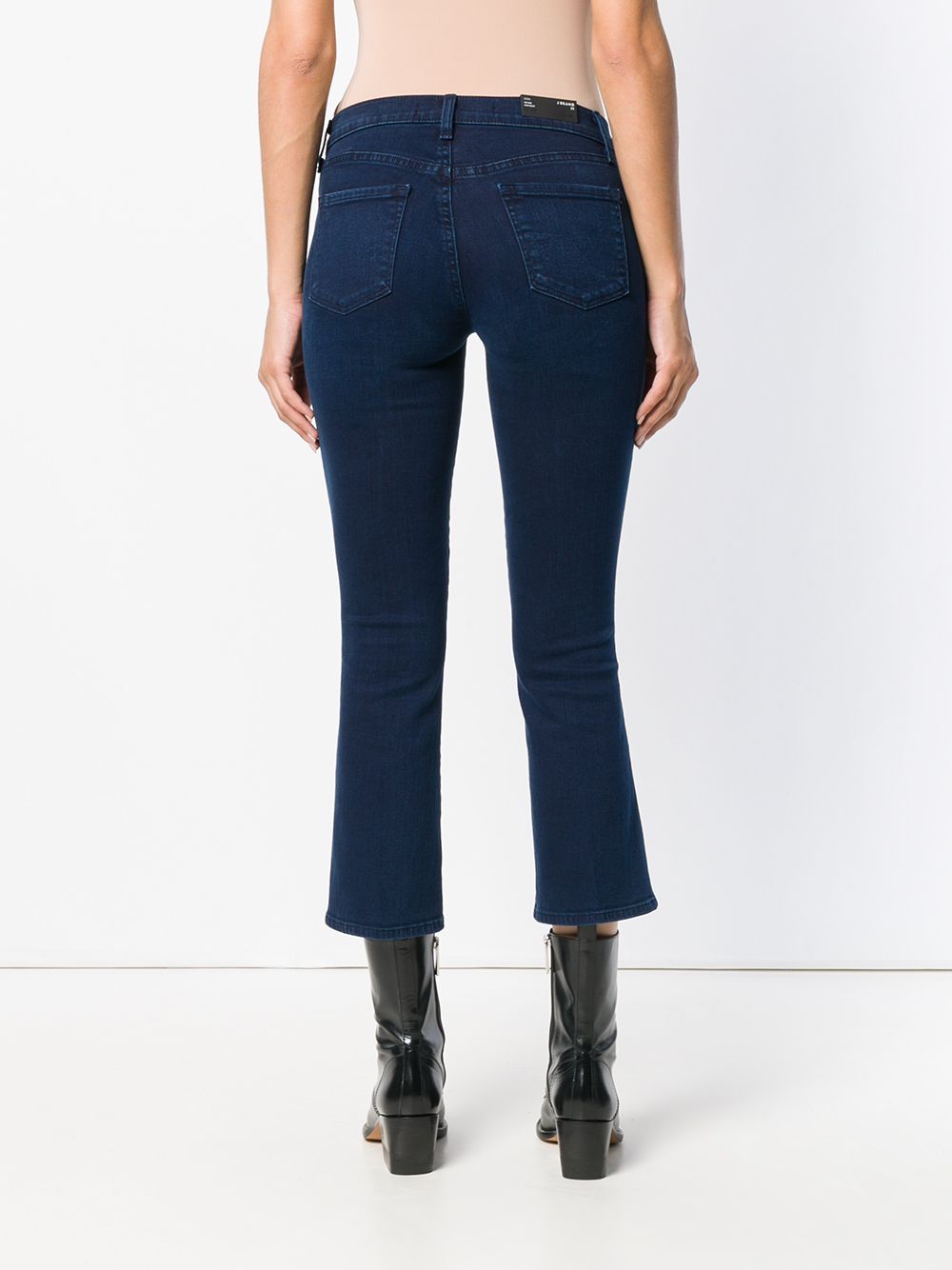 фото J Brand side buttons cropped jeans