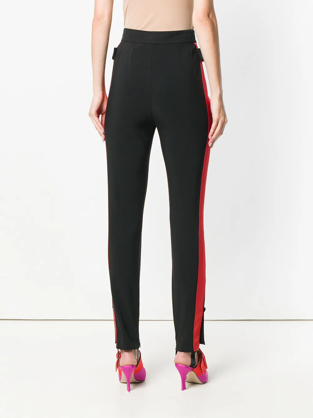 Dolce & Gabbana smokingbroek met smokingstreep Zwart