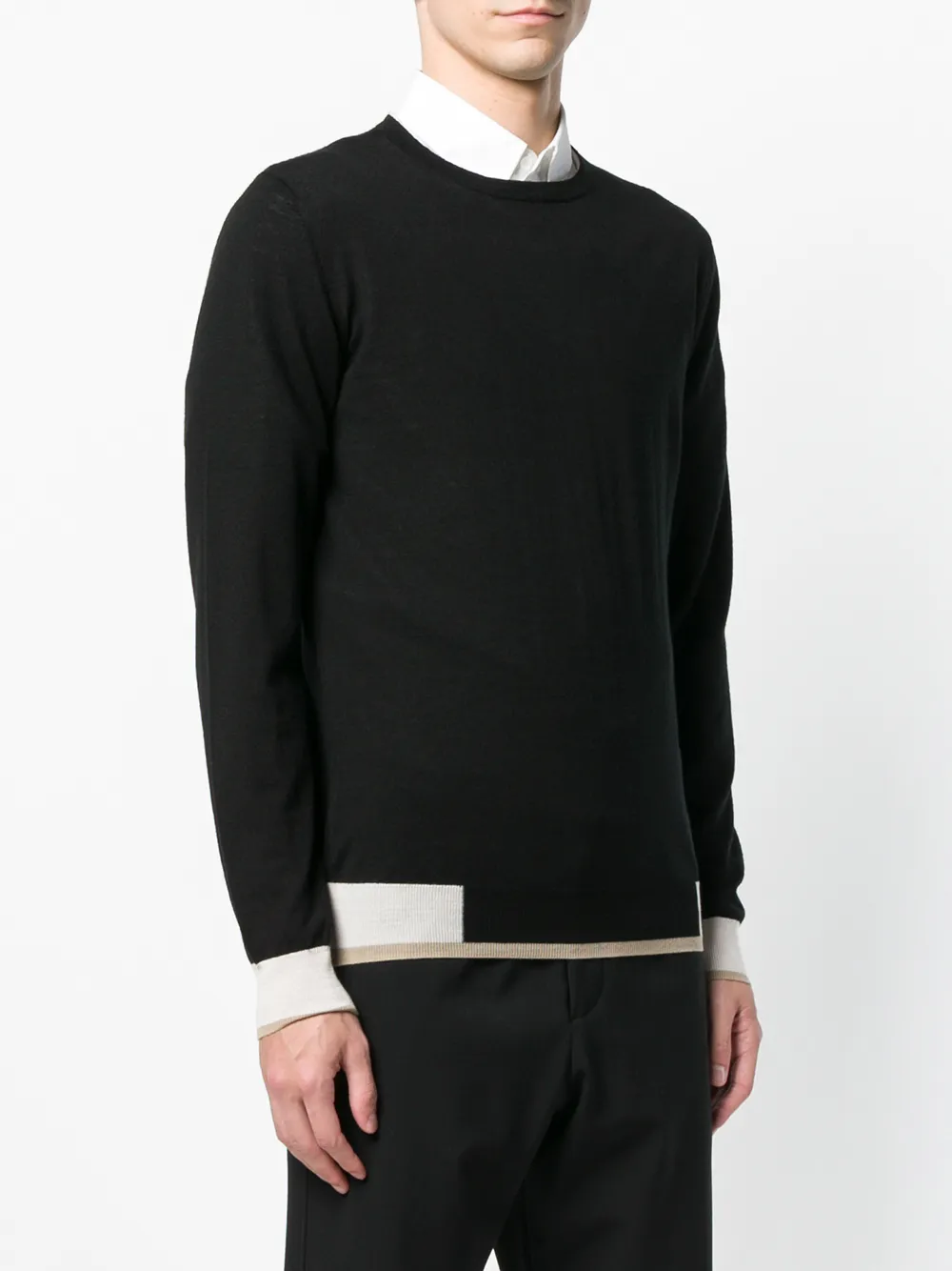 Paolo Pecora Crew Neck Jumper In Green