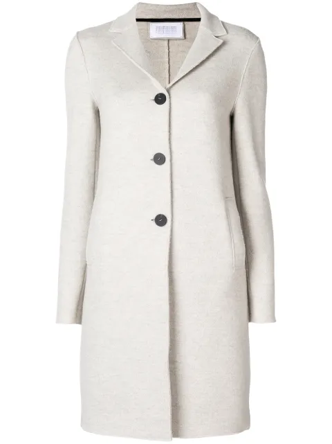 Harris Wharf London Slim Fit Coat - Neutrals In Neutrals